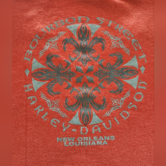 Harley-Davidson Red Classic Women's Medium Short‎ Sleeve T-shirt - Picture 4 of 9
